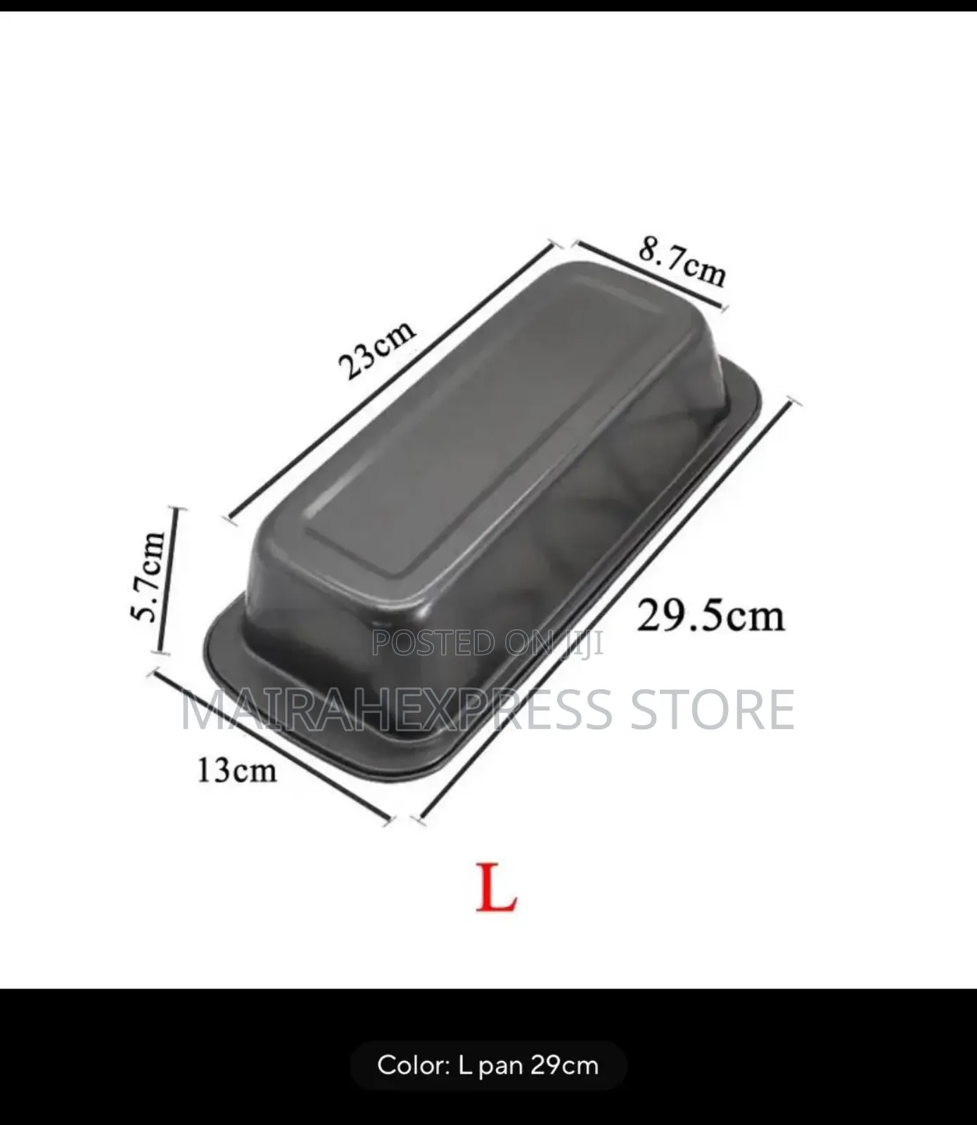 1 Rectangular Non Stick Carbon Steel Loaf Pastry Baking Pan