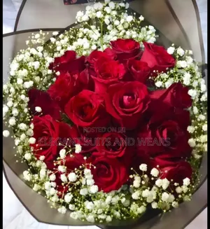 Roses With a Card
