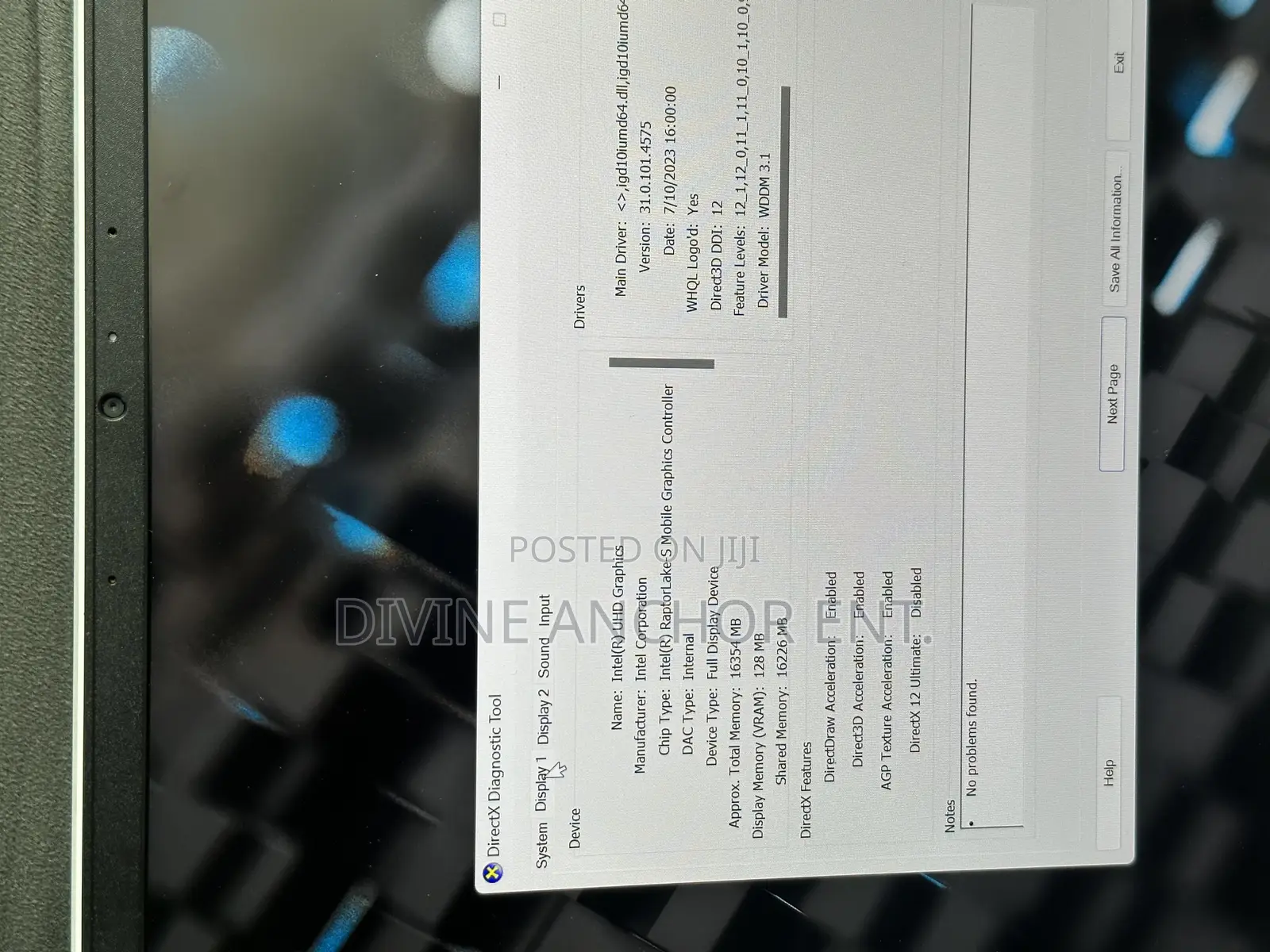Laptop Dell G16 7630 32GB Intel Core i9 SSD 1T