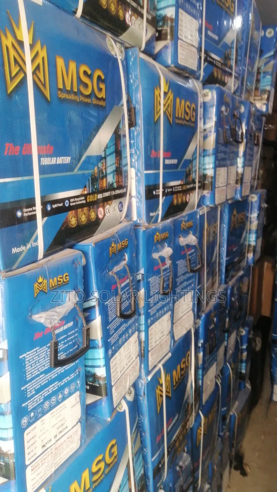 220/240ahms Solar Tubular Battery