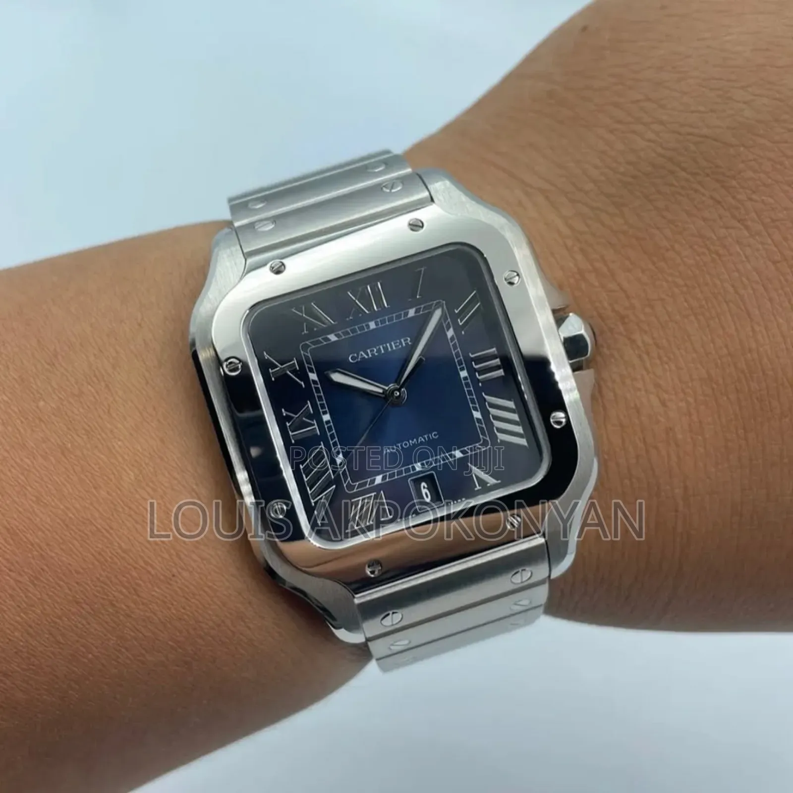 Cartier Silver Chain Watch
