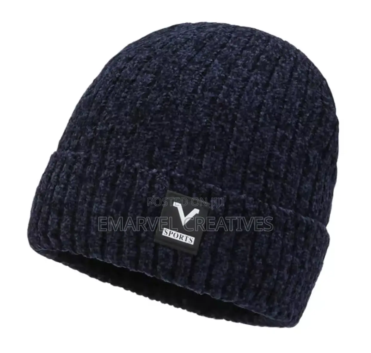 Winter Velvet Lining Beanie Cap Crochet Bonnet Knitted Hat