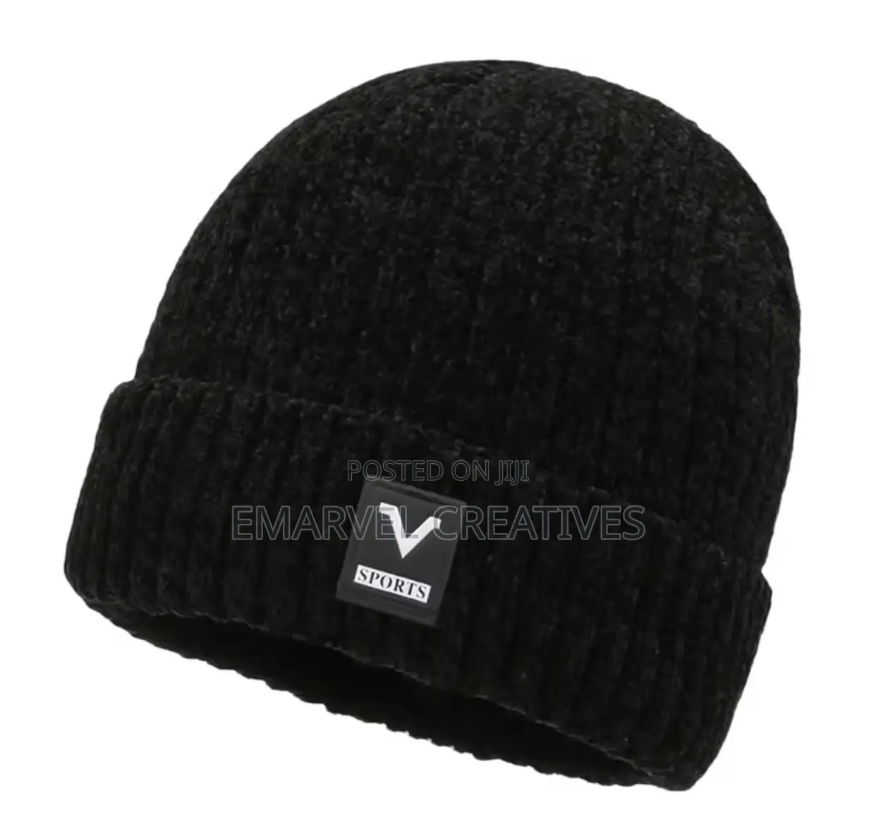 Winter Velvet Lining Beanie Cap Crochet Bonnet Knitted Hat