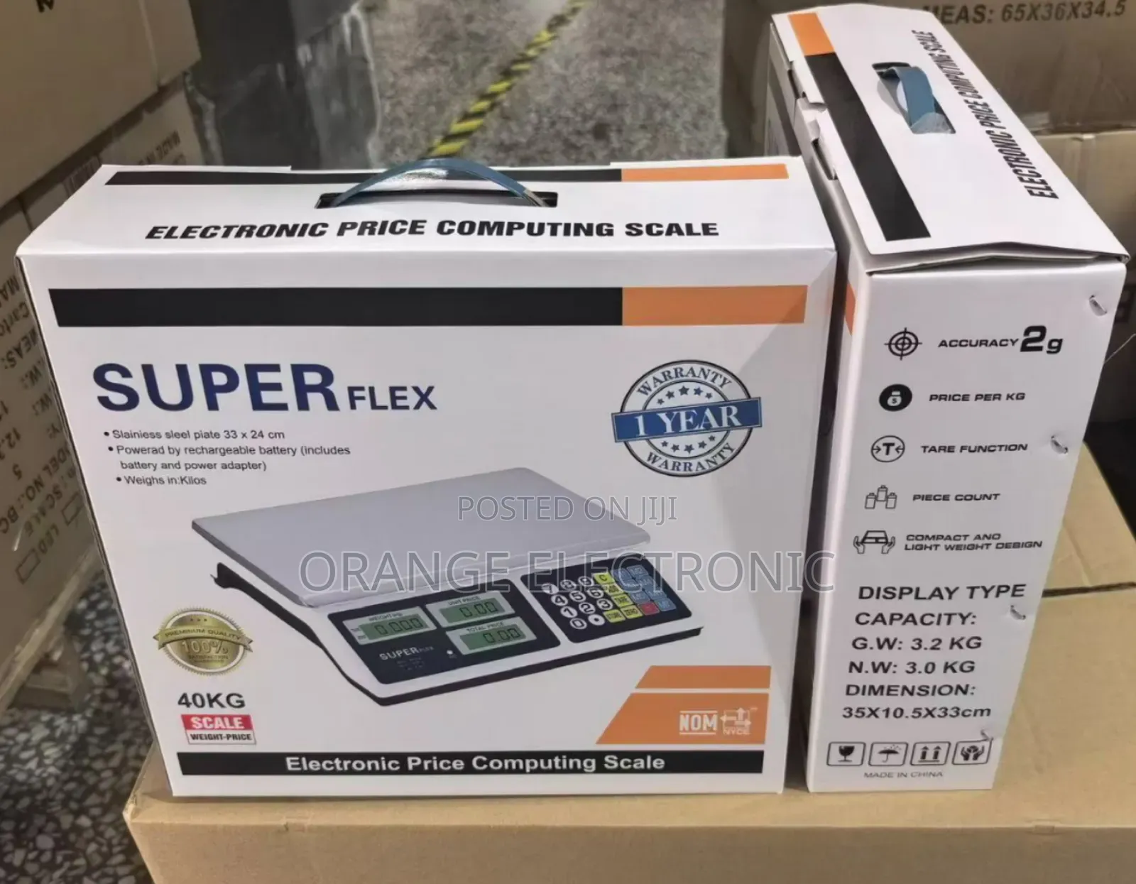40kg Super Flex Digital Table Scale