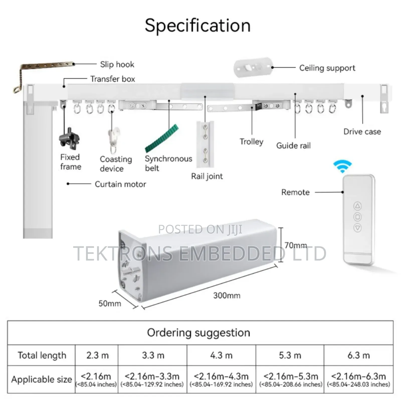 Smart Home Motorized Curtain