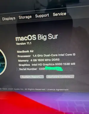 Laptop Apple MacBook Air 2014 4GB Intel Core i5 SSD 128GB