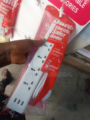 Itel 5 Sockets Extension Box With 3 USB Ports - ISU-1521WU