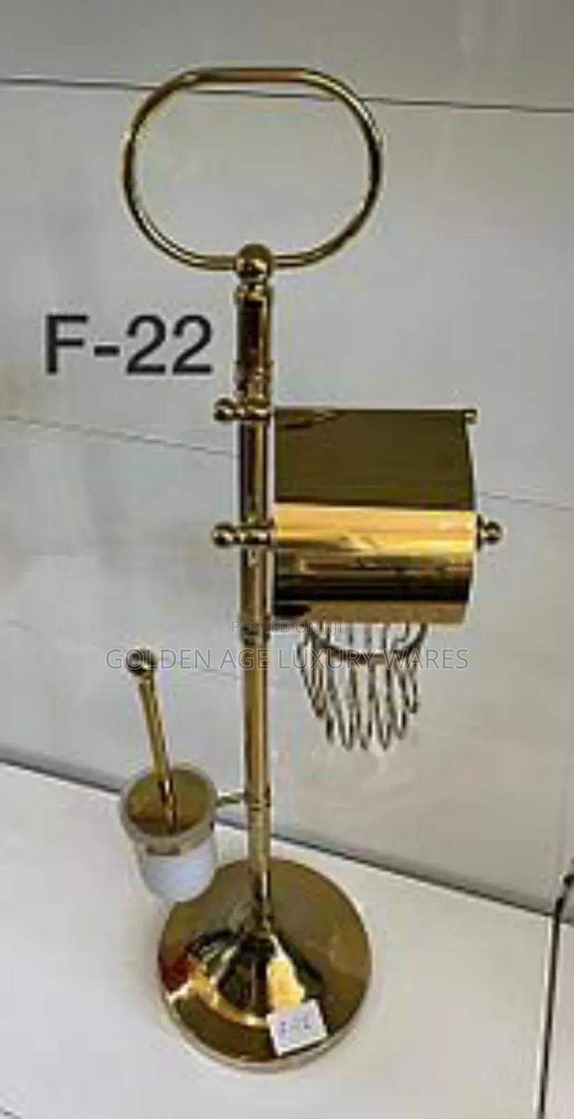 Gold Standing Brush Accessories