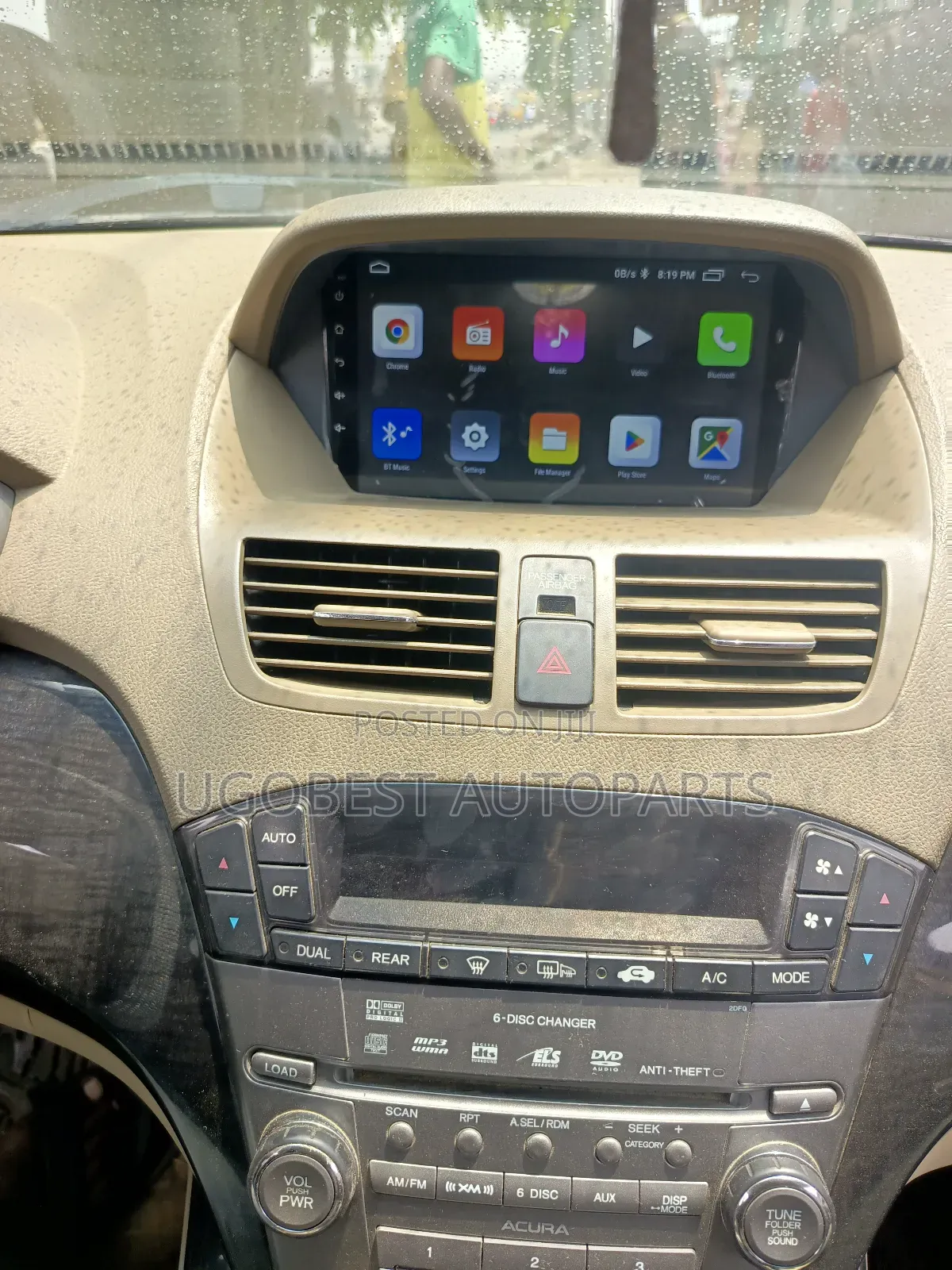 Acura MDX 2008/2010 Android Screen (Direct One With the Chrome)Wit GPS