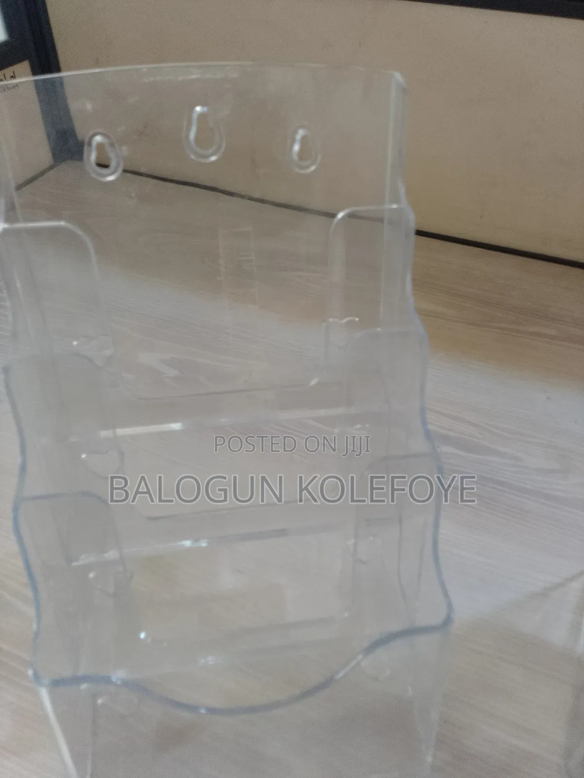 Transparent Flyers Holder in Offices