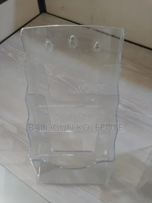 Transparent Flyers Holder in Offices