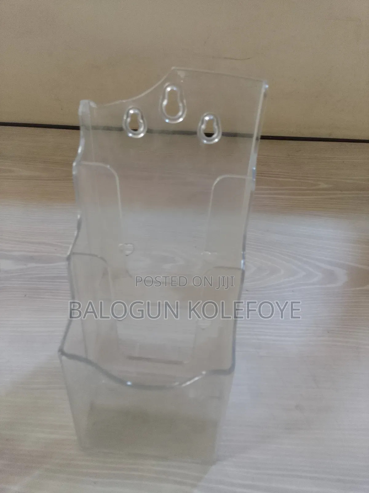 Transparent Flyers Holder in Offices