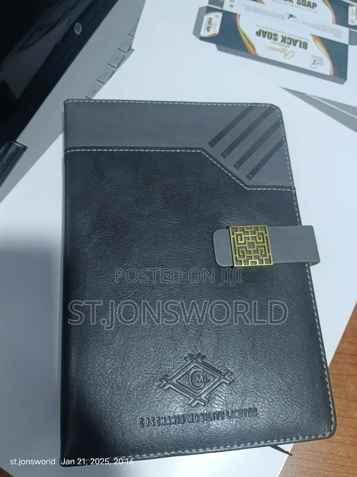 Leather Branded Diary and Noted Pad