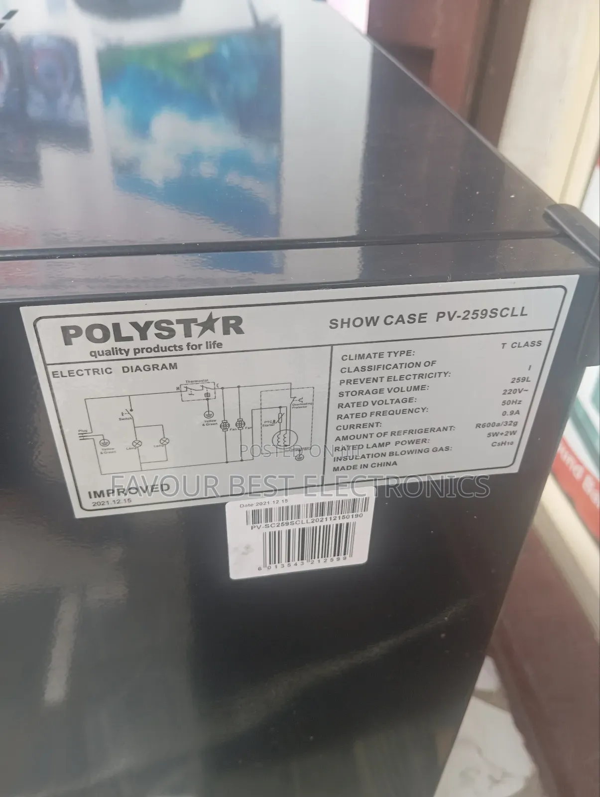 New Polystar Table Top Showcase Chiller 2 Step High Quality