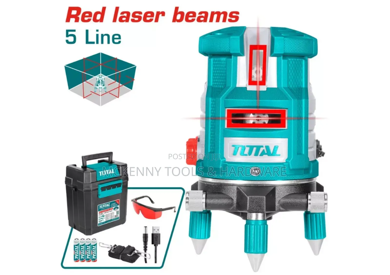 Laser Level Red 30M TOTAL TLL306505