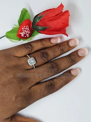 Silver Promise/Proposal Non Tarnish Rings