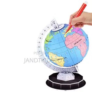 Diy Globe Puzzle Set – Paper Craft for Kids