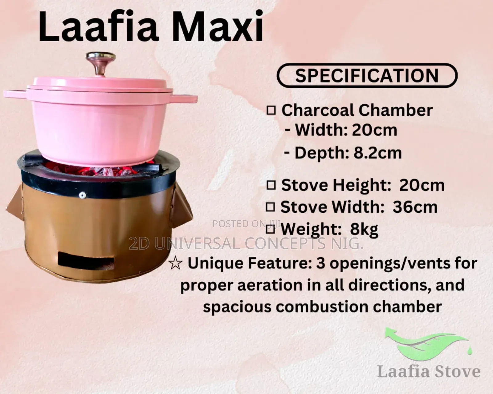 Laafia Maxi With Free Fire Starter