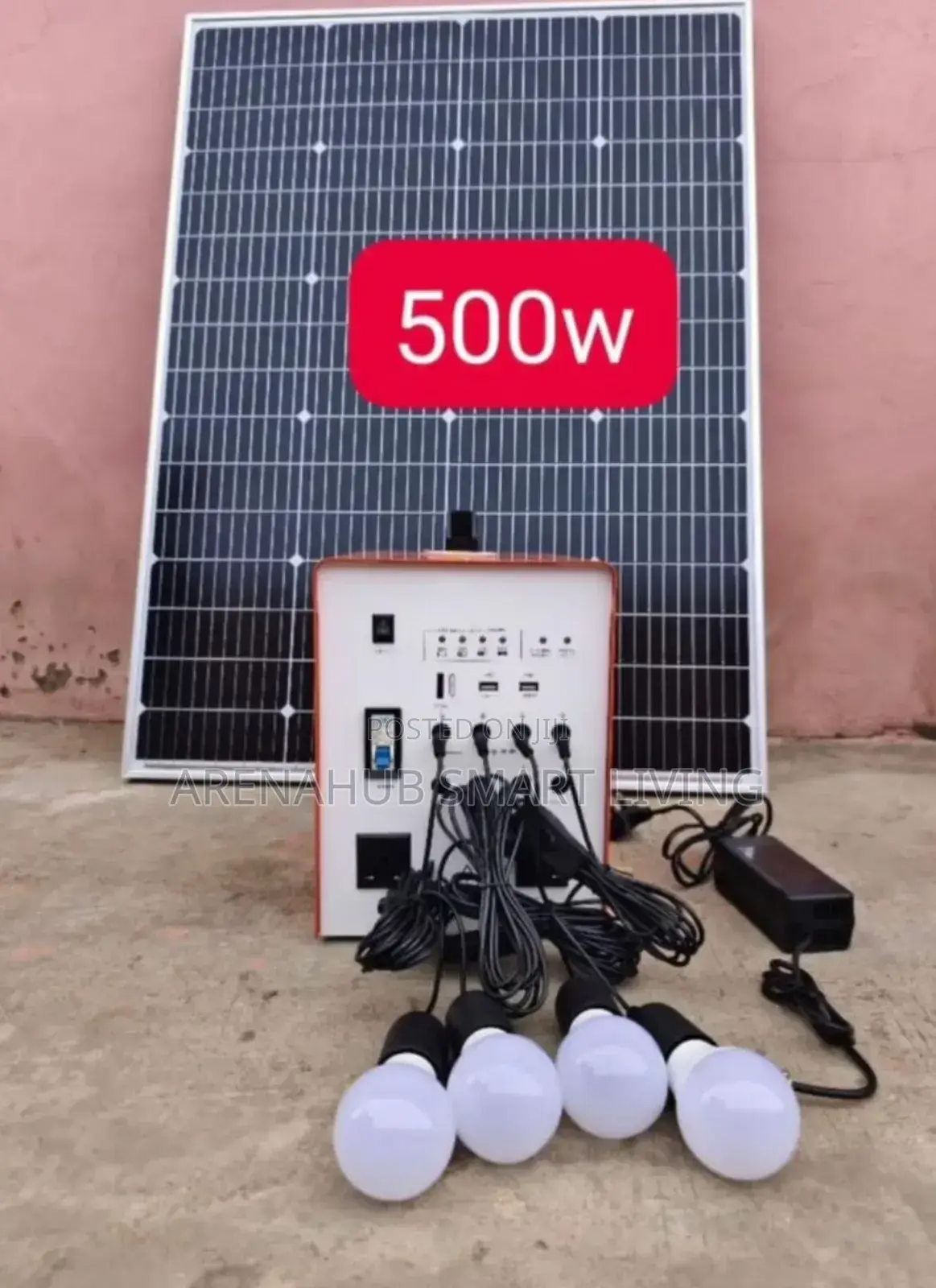 500watts Solar Generator With Panel