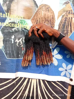 Colored Tips Handmade Dreadlocks