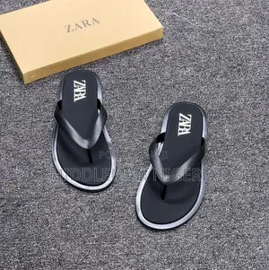 Zara Classic Men Leather Slippers