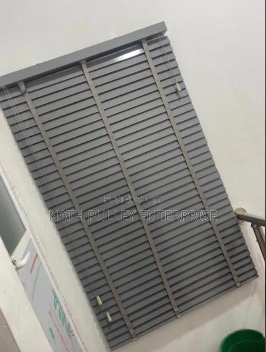 Grey Wooden Blinds