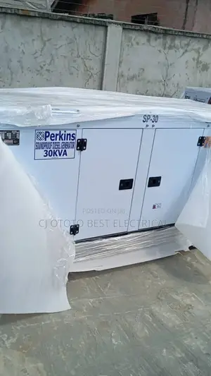 Complete Brand New 30kva Perkins Generator Soundproof