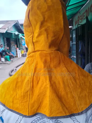 Leather Welding Safety Head Cover