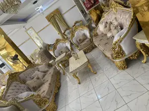 Complete Set of High Quality Imported Royal Fabric Sofa Cha