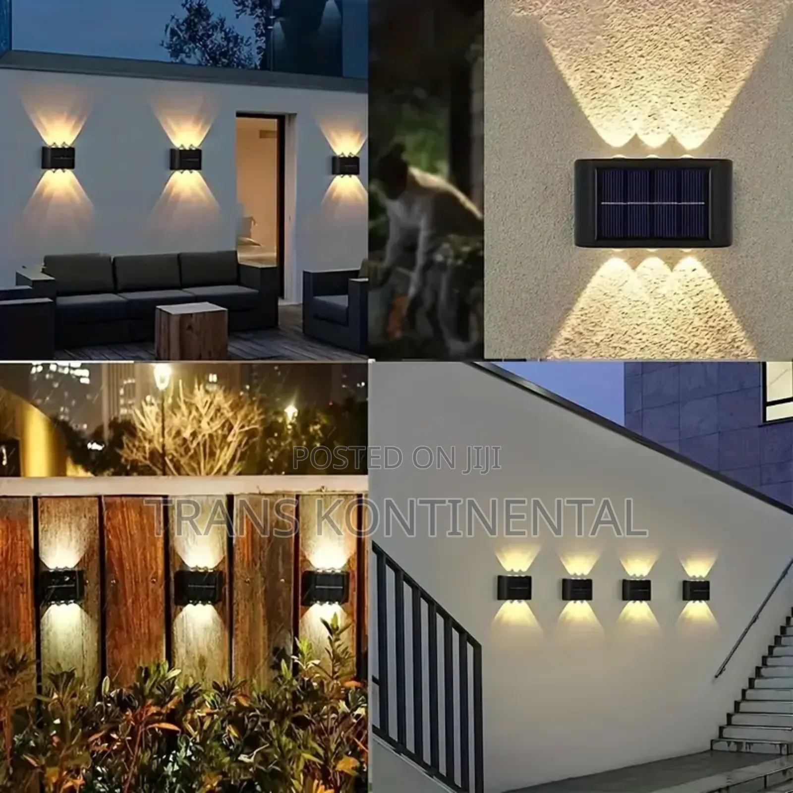 Solar Wall Light With 6 Light