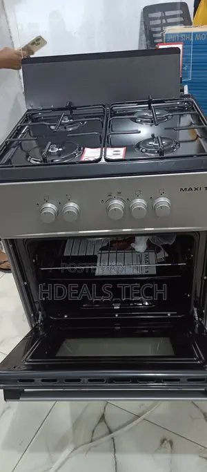 Lastest- Maxi 6060 4burner Black+Grey F6B40G2