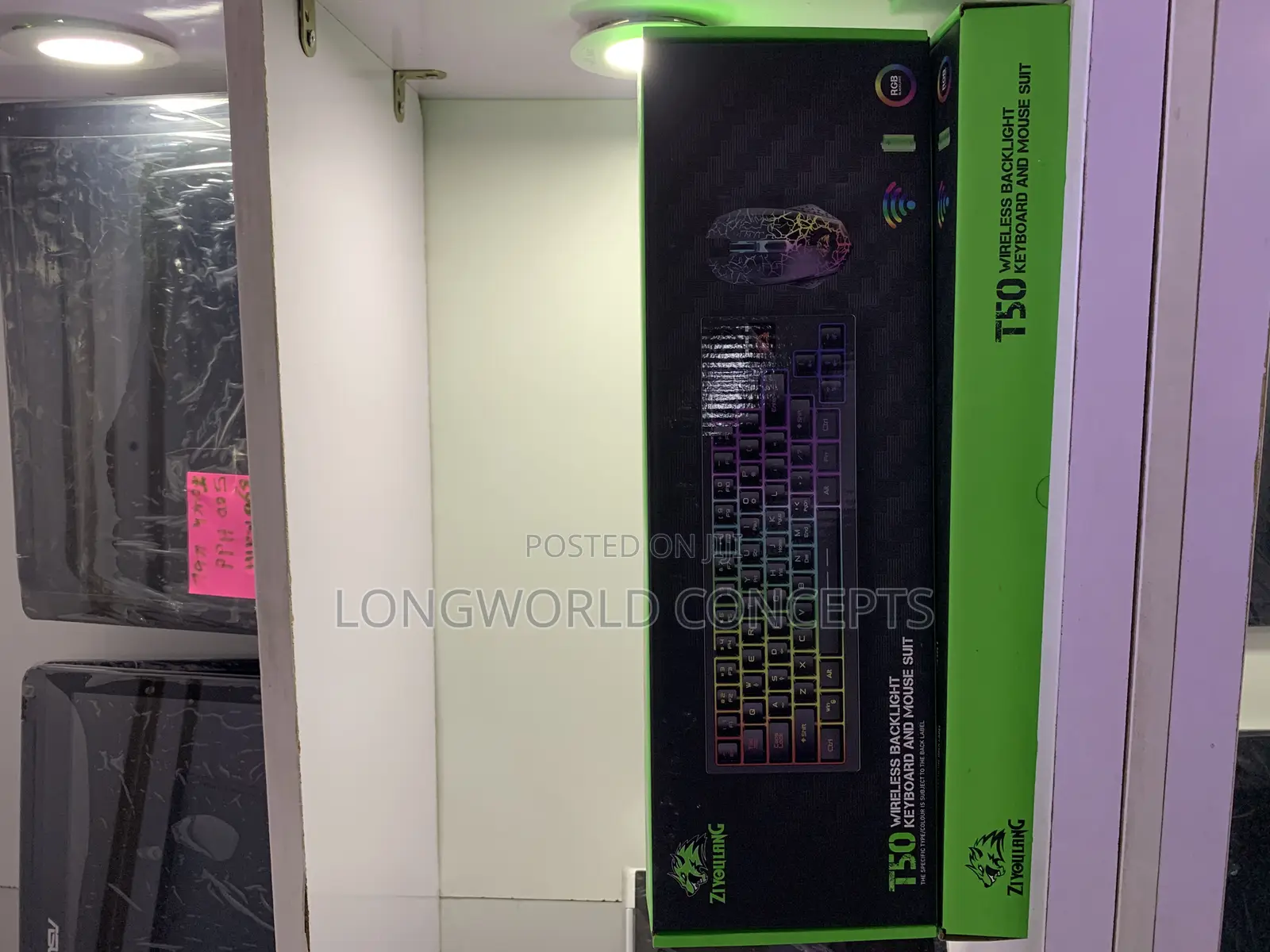 Wireless Backlight Keyboard and Mouse Suit