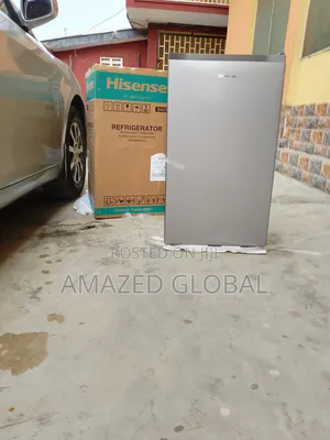 Exclusive Hisense 90L Single Door Refrigerator -Silver