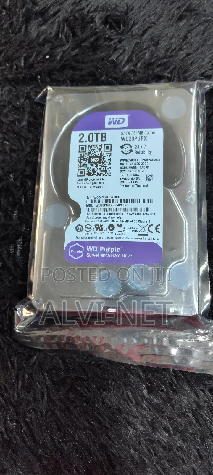 Wd Purple Surveillance Hard Drive 2tb