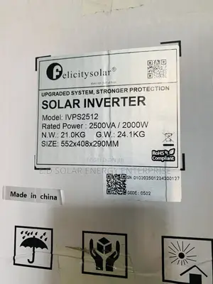 Felicity Solar Inverter Ivps 2.5kva 12v Is Available Now
