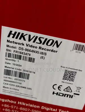 Hikvision 64channel NVR 8 SATA
