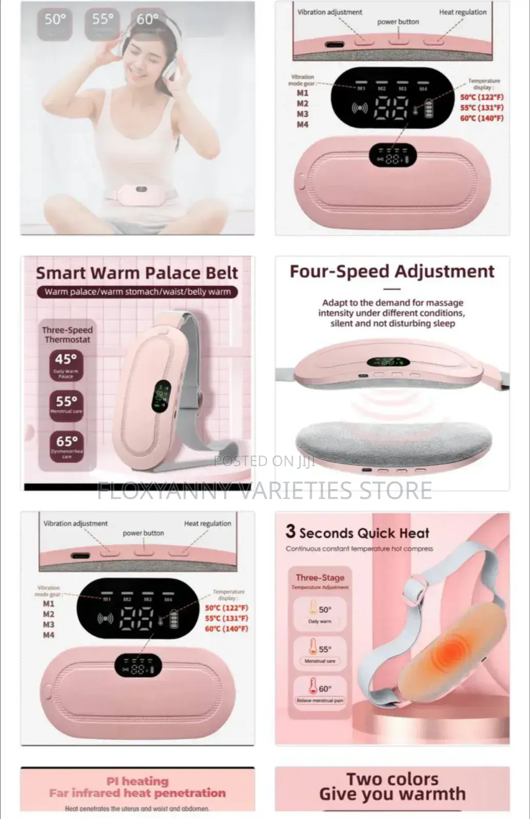 Menstruation Cramp Relief Belt/Massager