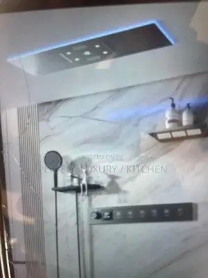8 Buttons Smart Thermostat Concealed Shower With LED Lights