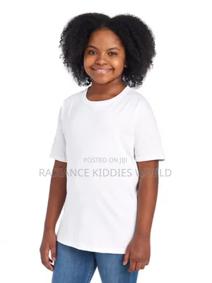 Uk George White/Black Round Neck School T-Shirt