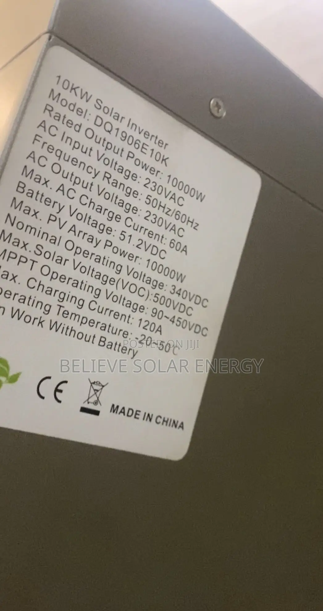 10kwh Solar Generator With Lithium Battery