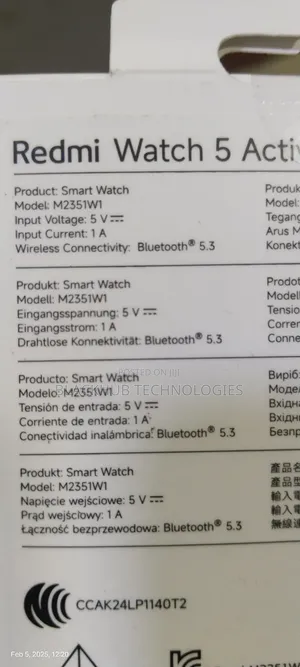 Redmi Watch 5 Active (Global Version)