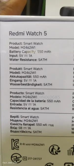 Redmi Watch 5 (Global Version)