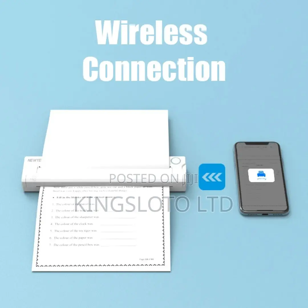 Portable Printers Wireless And Rechargeable