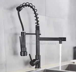 Black Chain Sink Mixer Tap (Big Brother Tap)