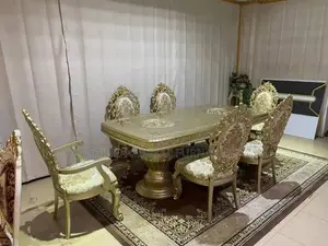 Royal Wooden Dining Table With Chairs