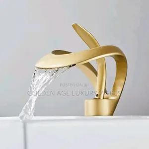 Gold Cobra Mixer Tap (Brass)