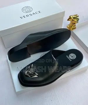 Versace Leather Half Shoe