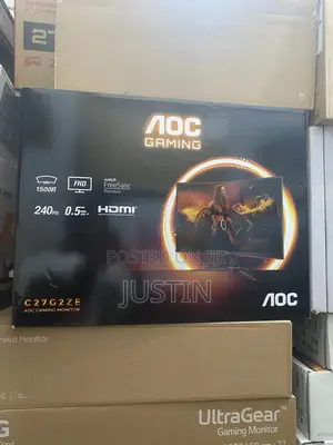 AOC C27G2ZE - 27 Inch Full HD 240hz Curved Gaming Monitor