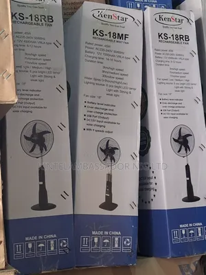 18"" Kenstar Rechargeable Midst Fan