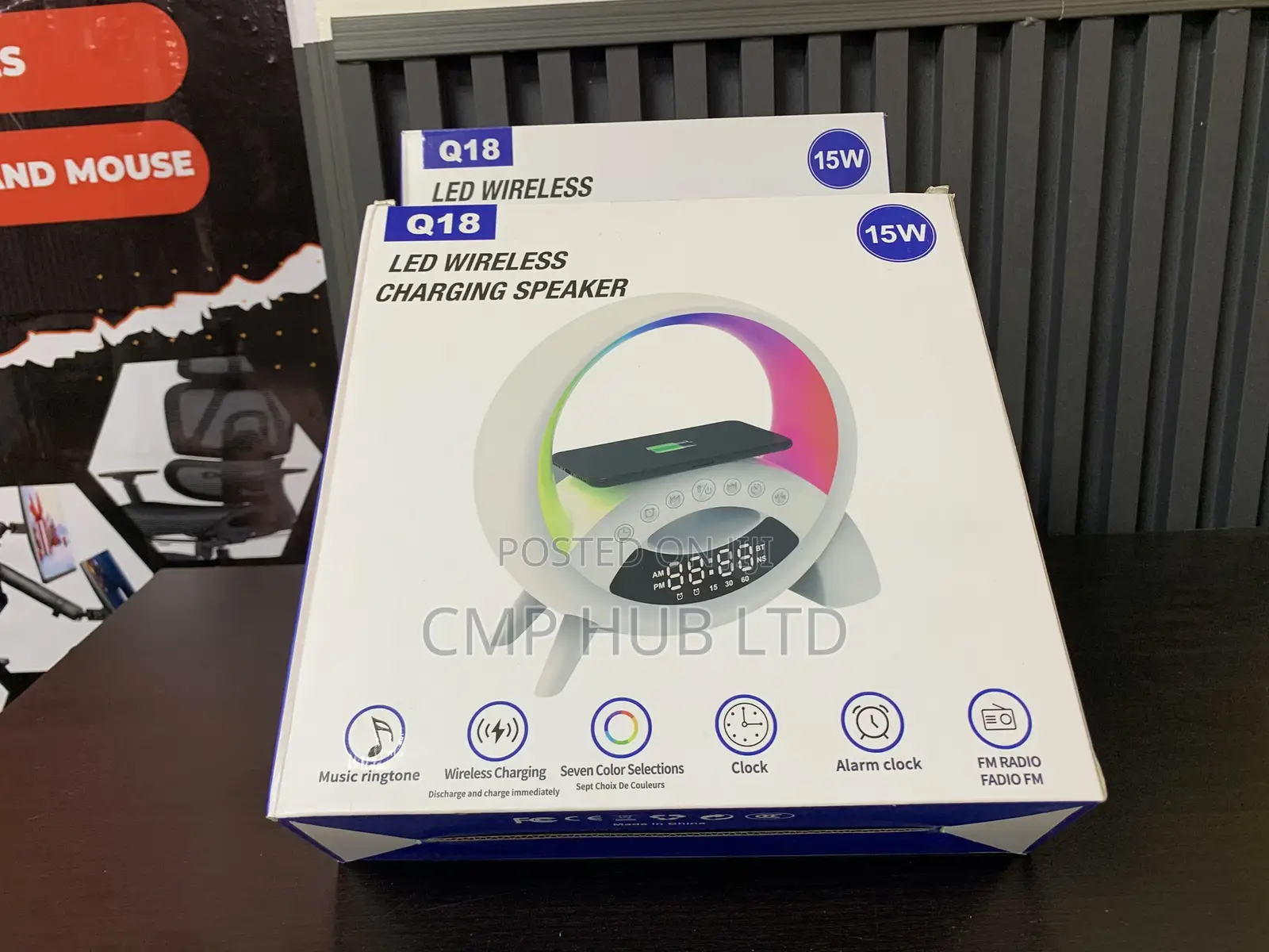Q18 Led Wireless Charging Speaker